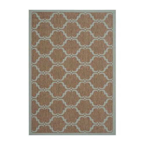 Tapis D'intérieur / Extérieur Treillis Safavieh Cour Marron - 200 X 300 Cm