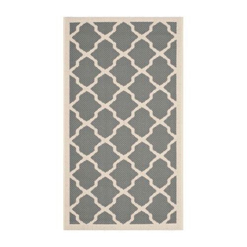 Tapis D'intérieur / Extérieur Treillis Safavieh Cour Gris - 160 X 230 Cm
