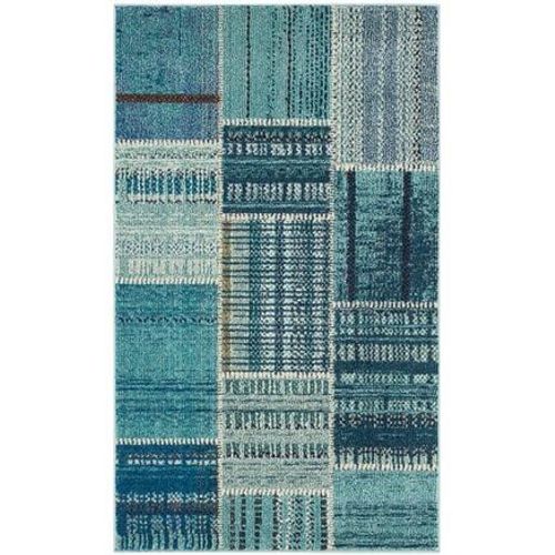 Tapis D'intérieur Bohème Chic Safavieh Monaco Multicolore - 90 X 150 Cm