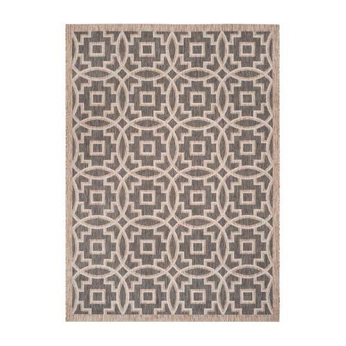 Tapis D'intérieur / Extérieur Contemporain Safavieh Cour Noir - 200 X 300 Cm