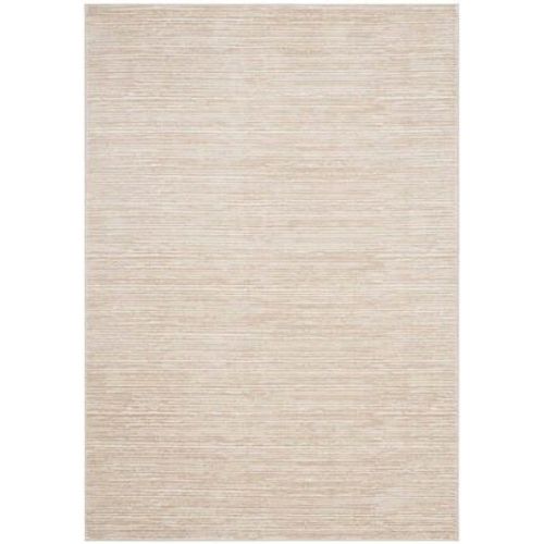 Tapis D'intérieur Couleur Unie Glam Safavieh Vision Beige - 90 X 150 Cm
