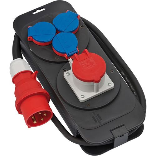 Brennenstuhl Station multiprise CEE 1 IP44 prise de courant 400V/16A, 1x CEE 400V/16A+3x 230V/16A - 1151600010
