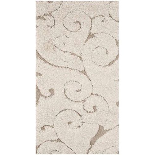 Tapis D'intérieur Hirsute Safavieh Floride Shag Beige - 200 X 200 Cm