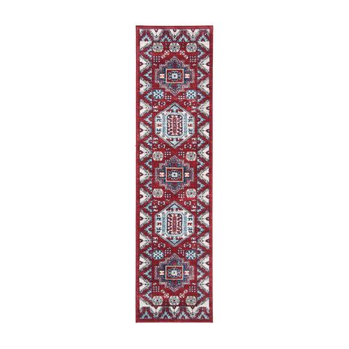 Tapis D'intérieur Inspiré Du Tribal Safavieh Kazak Rouge - 120 X 180 Cm