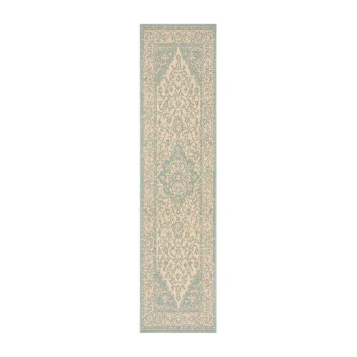 Tapis D'intérieur / Extérieur Médaillon Safavieh Maison De Plage Beige - 120 X 180 Cm