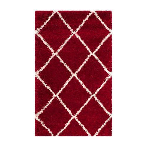 Tapis D'intérieur Hirsute Safavieh Hudson Shag Rouge - 120 X 180 Cm