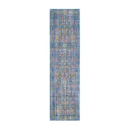 Tapis D'intérieur Artisanat Inspiré Safavieh Valence Bleu - 70 X 240 Cm