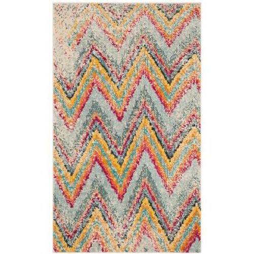 Tapis D'intérieur Bohème Chic Safavieh Monaco Multicolore - 90 X 150 Cm