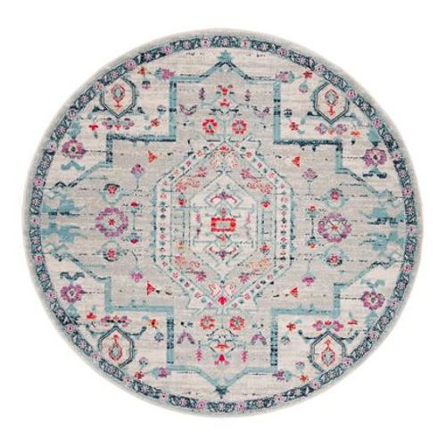 Tapis D'intérieur Chic Moderne Safavieh Madison Gris - 200 X 200 Cm