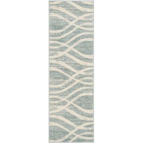 Tapis D'intérieur Vague Moderne En Détresse Safavieh Adirondack Beige - 90 X 150 Cm