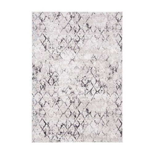 Tapis D'intérieur Treillis Moderne En Détresse Safavieh Amelia Gris - 120 X 180 Cm