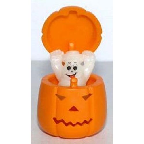 Figurine "Kinder" (2001) - Fantôme Dans Une Citrouille (K02n67 / K02-67)