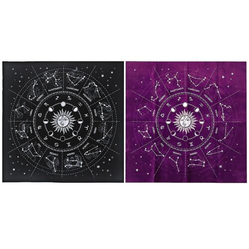 Tarot Divination Cartes Nappe Tarot Nappe 12 Constellations Astrologie