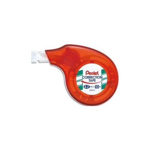 Pentel Ruban De Correction À Sec Latéral Ztn14, Bande De 4,2 Mm X 10 Mètres