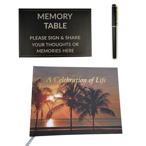 Memorial Guest Book In Loving Memory 84 Pages Guest Sign In Book Table Sign