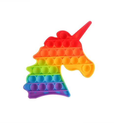 Couleur E Pop-It - Anti-Stress Bon Marché, Pop-It Popit-En-Ciel À L'arc De Jouets, Anti-Stress