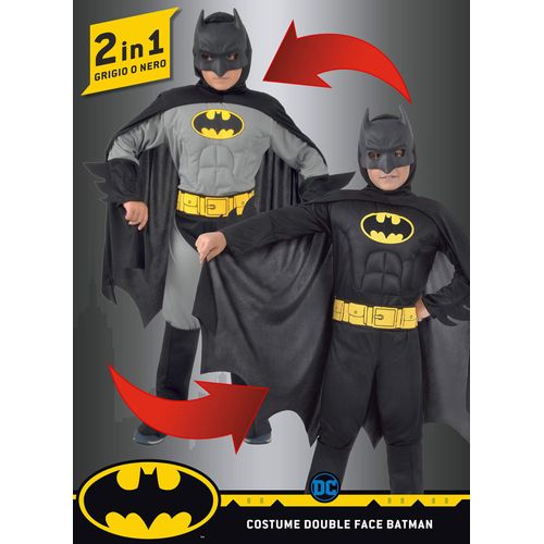 Déguisement Batman 2-En-1 Dc - Taille 3-4 Ans