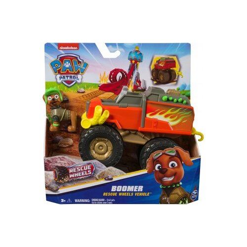 Coffret Pat Patrouille Collection Boomer + Véhicule Tout Terrain Wheels - Set Figurine Et Véhicule + 1 Carte tigre