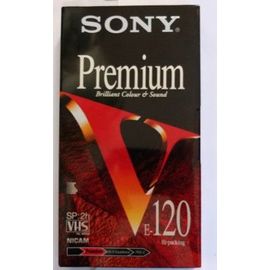 cassette vidéo VHS Sony E-120V -  Premium - 120 min