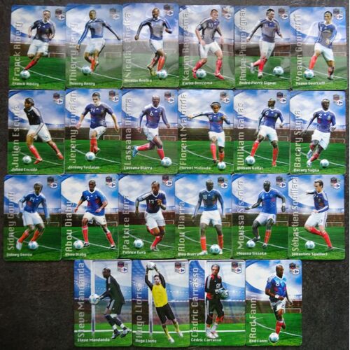 22 Magnets Joueurs Equipe De France 2010 Carrefour