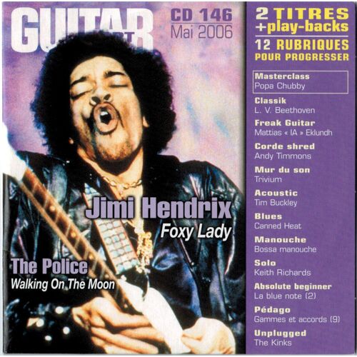 Cd Guitar Part No 146 Jimi Hendrix + Analyses