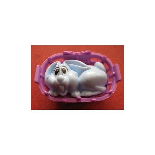 Kinder Les Animaux Dans Panier - Tr103-A : Lapin Bleu Dans Panier Violet  - 2012