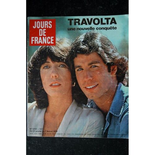 Jours De France 1259 Janvier 1979 Cover John Travolta Sacha Distel