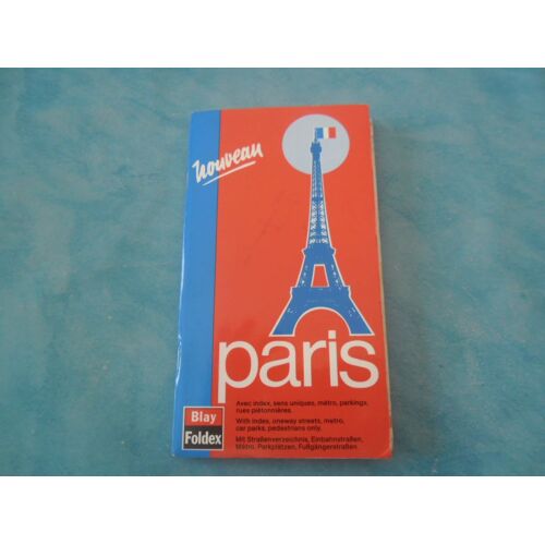Pp1 - Plan De Paris Avec Index - 1/12 000