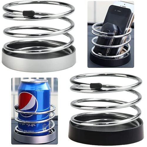 2 Pcs Car Cup Holder Porte-boissons de voiture Universal Car Bottle Holder Inoxydable