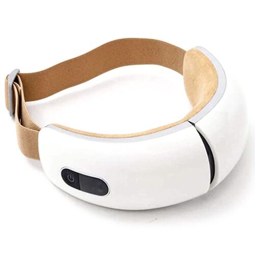 Blanc - Masseur Oculaire Électrique Sans Fil, Relaxation Thermique, Soulagement Du Stress, Thérapie, Compresse Vibrante, Vente En Gros