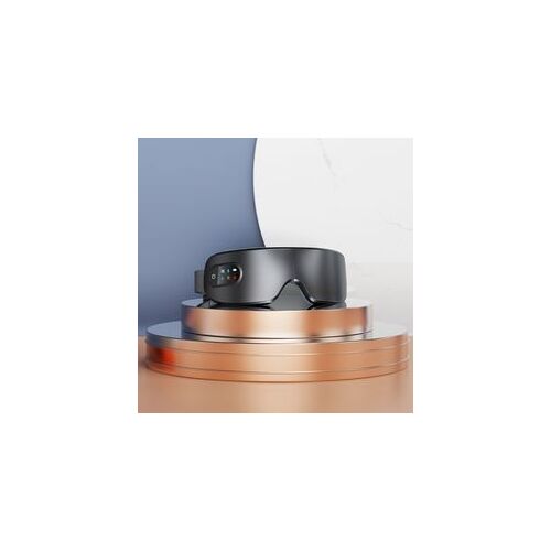 Noir - Masseur Sans Fil Intelligent Pour Les Yeux, Vibration, Portable, Soins De Beauté, Avec Compression Thermique