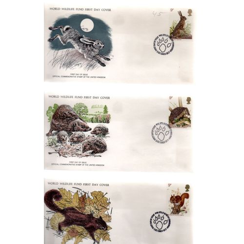 Royaume-Uni Timbres Animaux En Voie D'Extinction Wwf