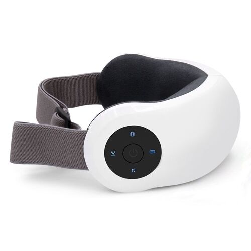 Blanc - Masseur Électrique Pour Les Yeux, Pétrissage Rotatif, Soulagement De La Fatigue Oculaire, Compresse Chaude, Musique, Protection Oculaire, Anti Rides