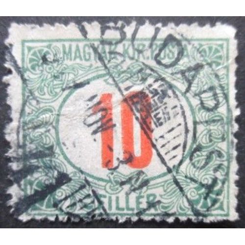 Hongrie Taxe N°38 Oblitéré