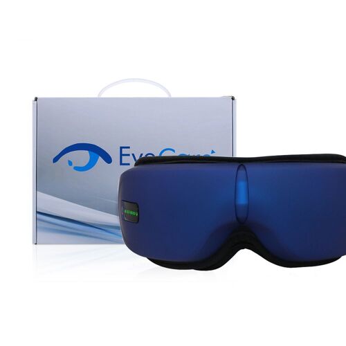 Bleu Avec Boîte - Appareil De Massage Électrique Intelligent Pour Les Yeux, Vibration, Bluetooth, Chaleur, Air Comprimé, Soin Des Yeux, Soulage La Fatigue, Compresse Chaude, Lunettes
