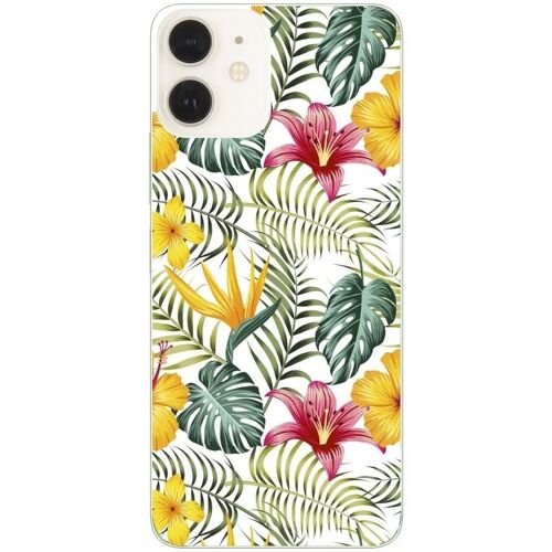 Coque Pour Iphone 11 Jungle Et Fleur Hibiscus
