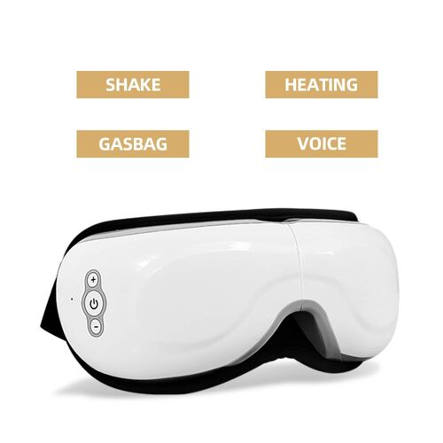 Marron - Thbf Ohio Eur Électrique Intelligent Pour Les Yeux, Musique, Pliable, Vibration, Chauffage, Suppression Des Cernes, Soins Des Yeux, Massage, Relaxation