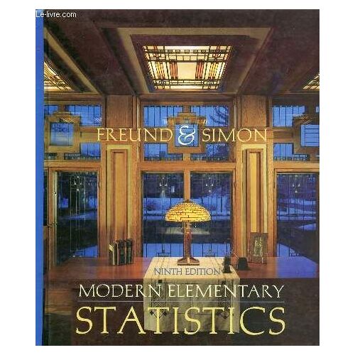 Modern Elementary Statistics