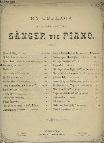 Rose Marie - Sang + Piano.