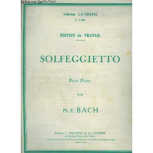 Solfeggietto - Pour Piano.