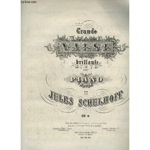 Grande Valse Brillante Pour Piano A 4 Mains.