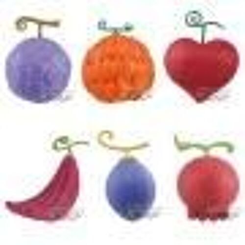 One Piece - Pack De 6 Figurines Devil Fruit Collection Vol.2