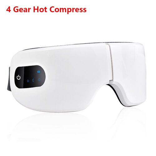 Masseur Des Yeux Chauffants - Ohio Eur Intelligent Pour Les Yeux Avec Musique Bluetooth, Compresse Chaude Électrique, Massage Par Vibration, Soins Des Yeux, Tingeve Charleroi, Protection Des Yeux Contre La Fatigue