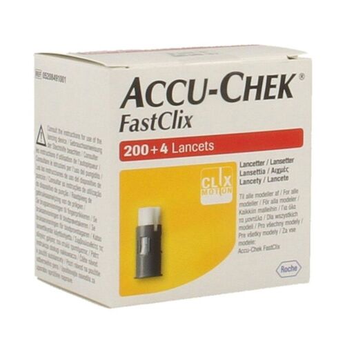 Accu Check Fastclix Lancettes Boite De 200+4 