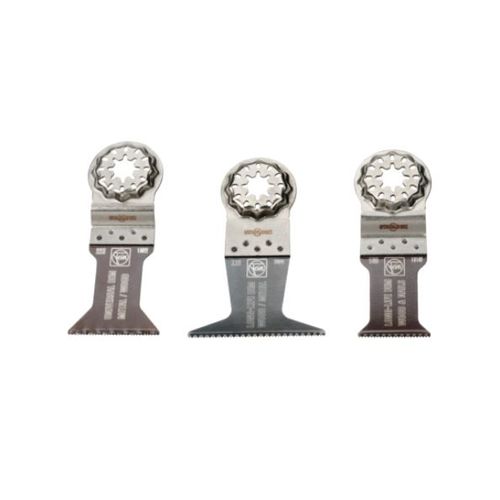 Kit de 3 Lames FEIN Combo E-Cut Starlock WOOD & METAL