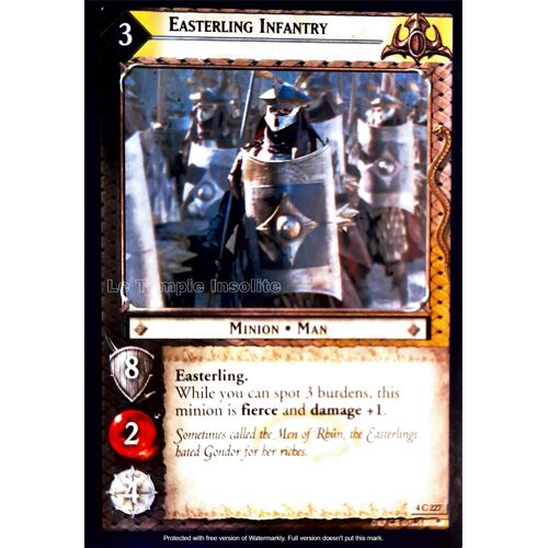 Carte Le Seigneur Des Anneaux : The Two Towers - Easterling Infantry 4 C 227