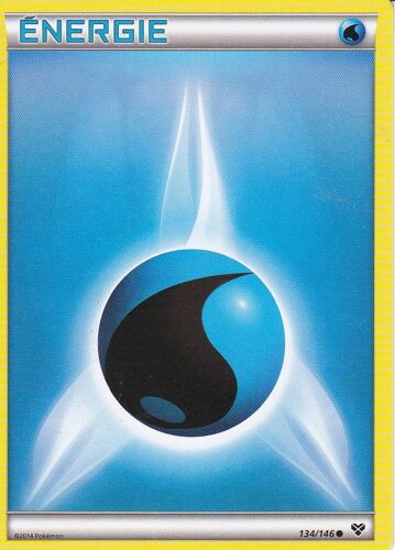 Carte Pokemon - Energie Eau - 134/146 - Edition X Et Y  -