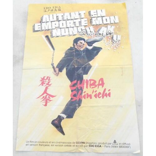 Affichette Autant En Emporte Mon Nunchaku (Gekpitotsu ! Satsujin Ken)
