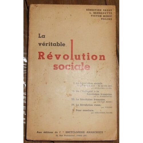 La Véritable Révolution Sociale