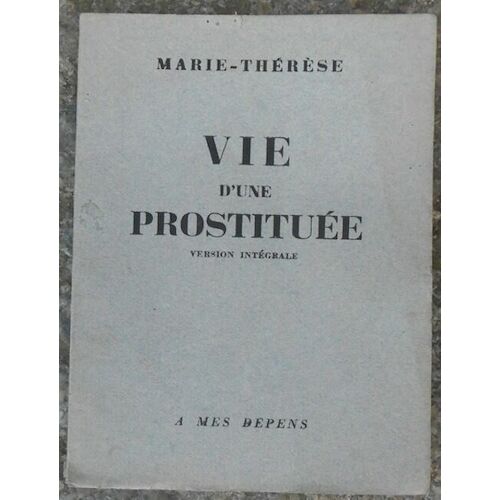 Vie D'une Prostituée